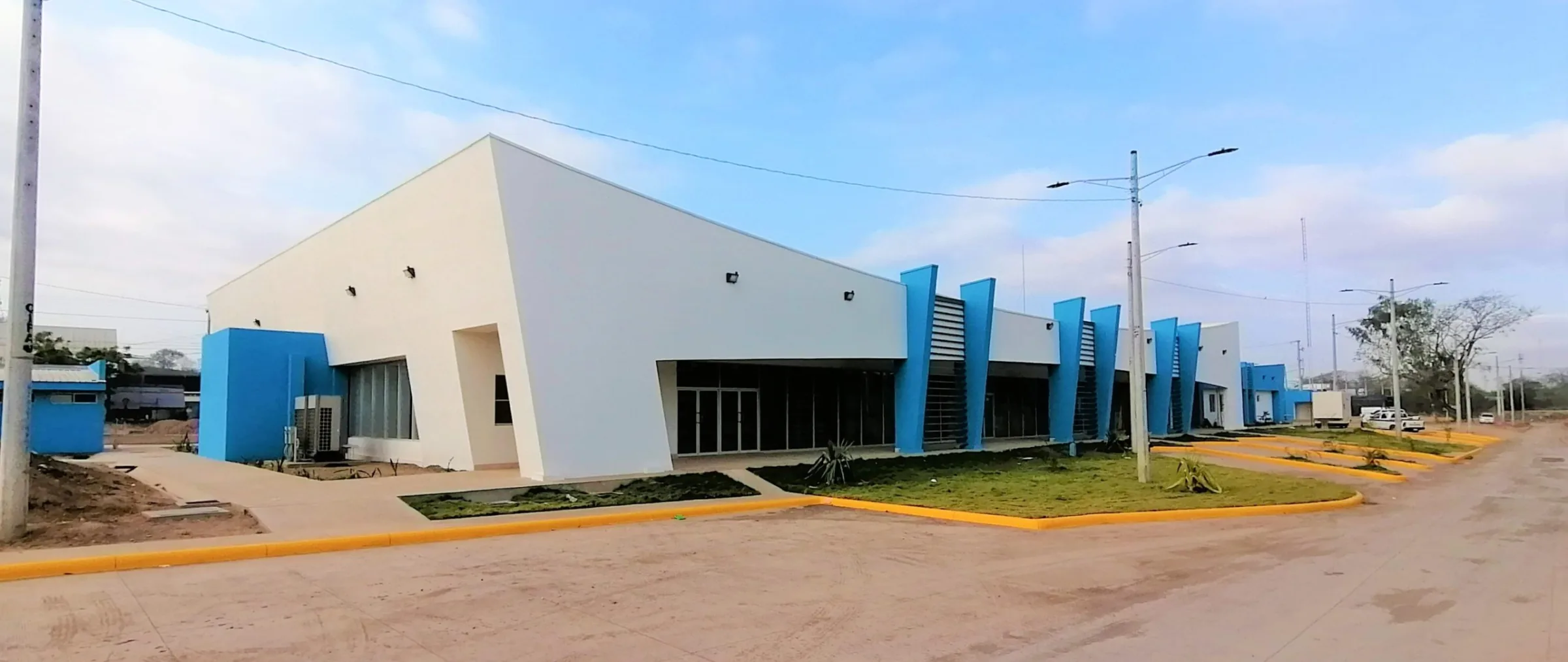 Edificio del Paso de Frontera El Guasaule, proyecto supervisado por DYSCONCSA